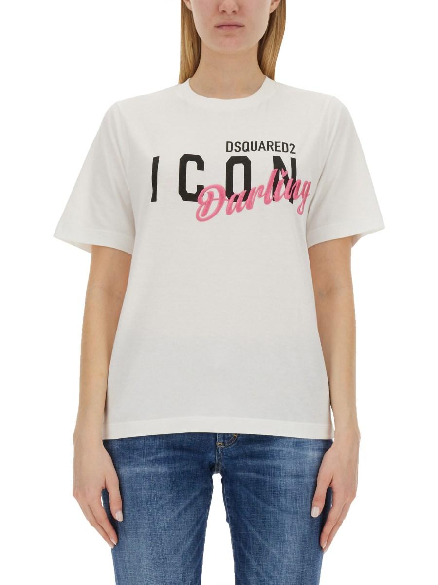 DSQUARED T-SHIRT CON LOGO