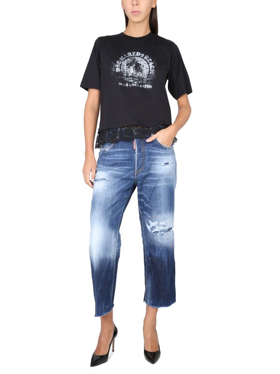 DSQUARED T-SHIRT CON LOGO