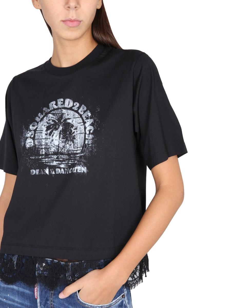 DSQUARED T-SHIRT CON LOGO