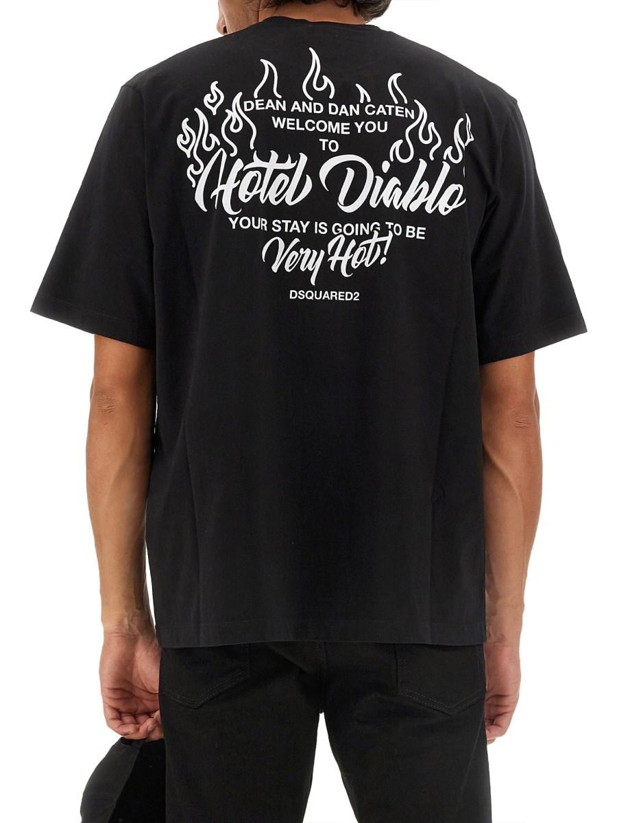 DSQUARED T-SHIRT CON LOGO