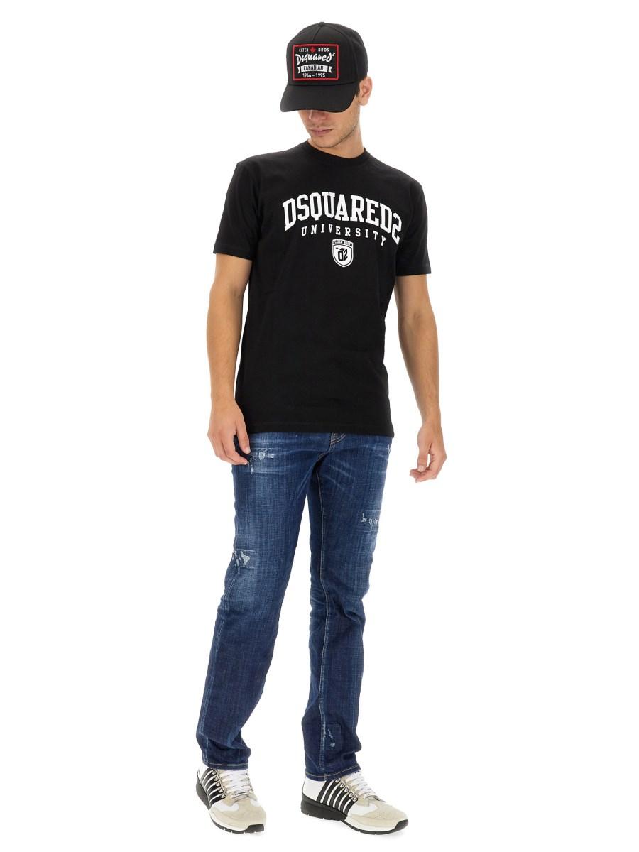 DSQUARED T-SHIRT COOL FIT IN JERSEY DI COTONE