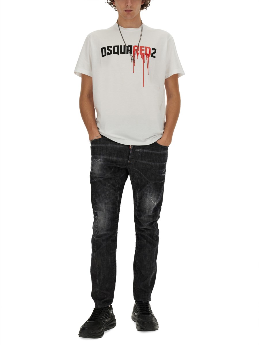 DSQUARED T-SHIRT COOL FIT IN JERSEY DI COTONE