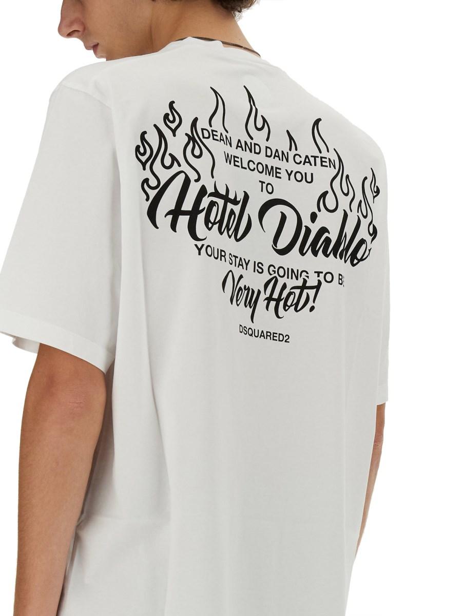 DSQUARED T-SHIRT COOL FIT IN JERSEY DI COTONE