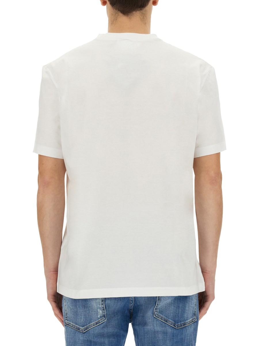 DSQUARED T-SHIRT IN COTONE CON LOGO