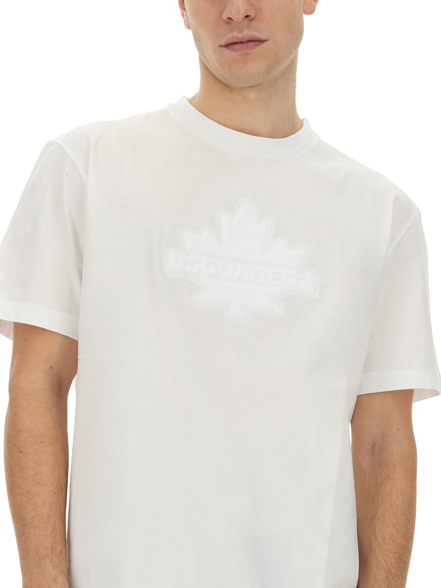 DSQUARED T-SHIRT IN COTONE CON LOGO