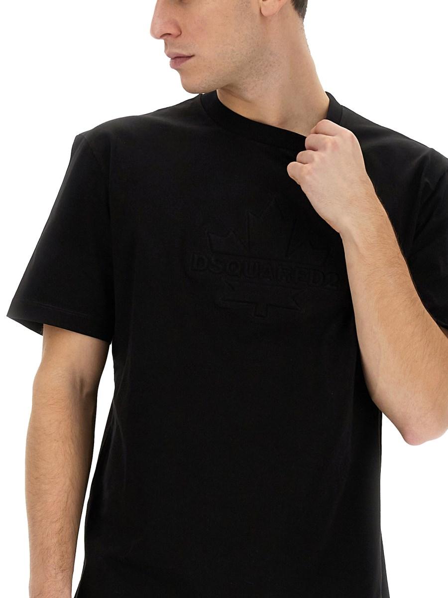 DSQUARED T-SHIRT IN COTONE CON LOGO