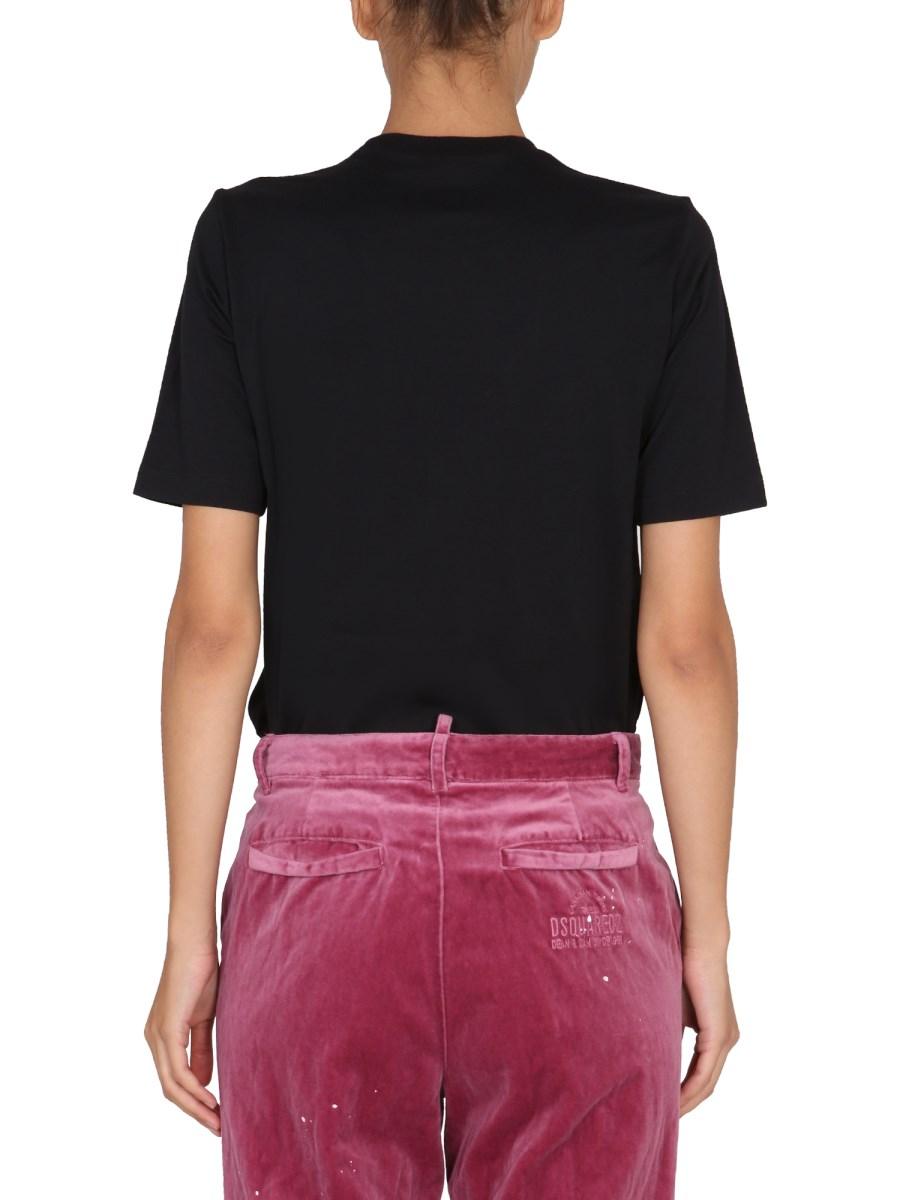 DSQUARED T-SHIRT IN COTONE CON LOGO