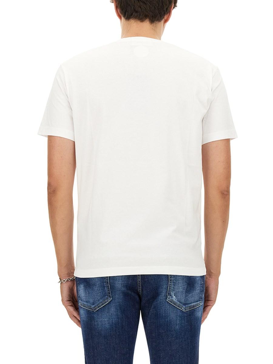 DSQUARED T-SHIRT IN JERSEY DI COTONE CON LOGO