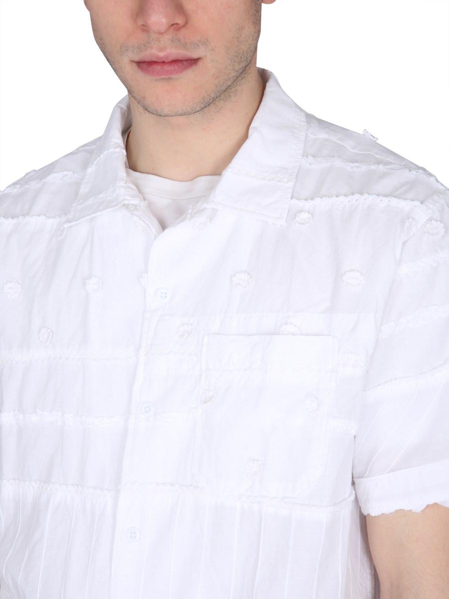 ENGINEERED GARMENTS CAMICIA CON RICAMI IN COTONE