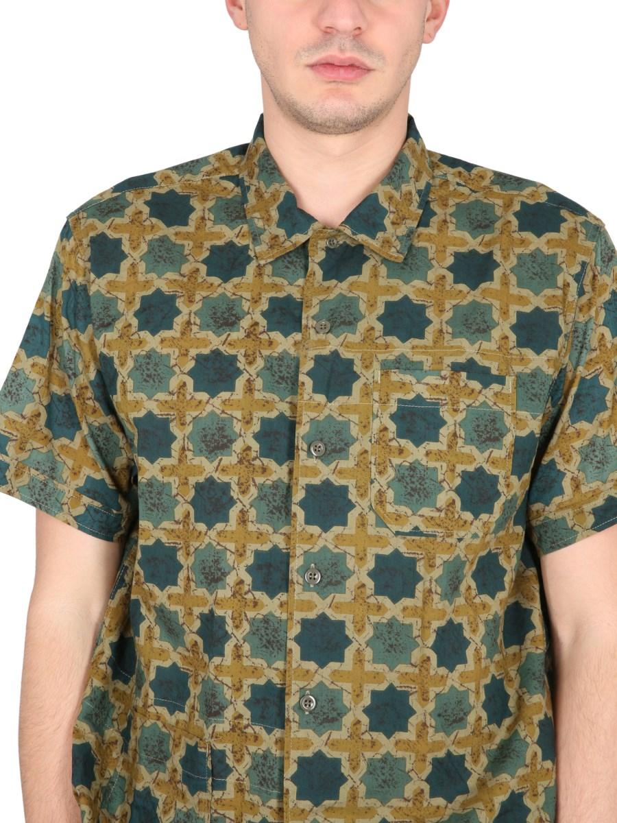 ENGINEERED GARMENTS CAMICIA IN COTONE CON STAMPA