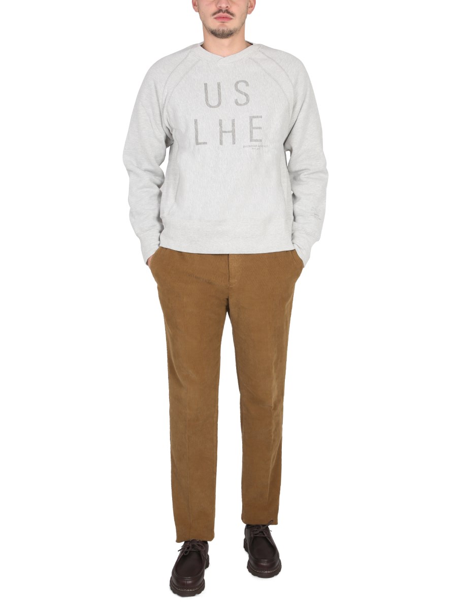 ENGINEERED GARMENTS FELPA IN COTONE