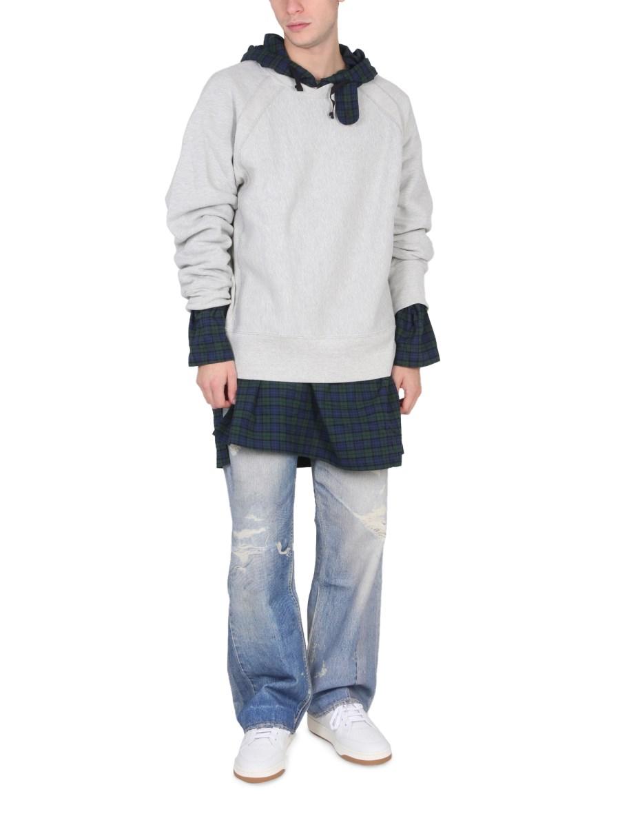 ENGINEERED GARMENTS FELPA IN FELPA DI COTONE