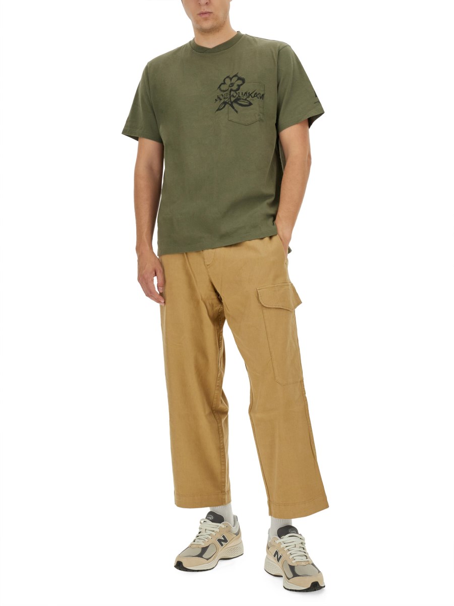ENGINEERED GARMENTS T-SHIRT IN COTONE