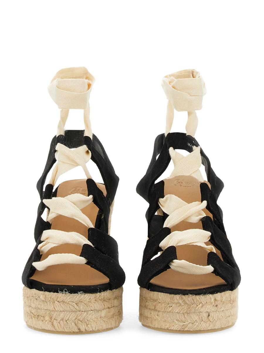 CASTANER ESPADRILLA BALTA/8ED/053 IN TELA DI COTONE