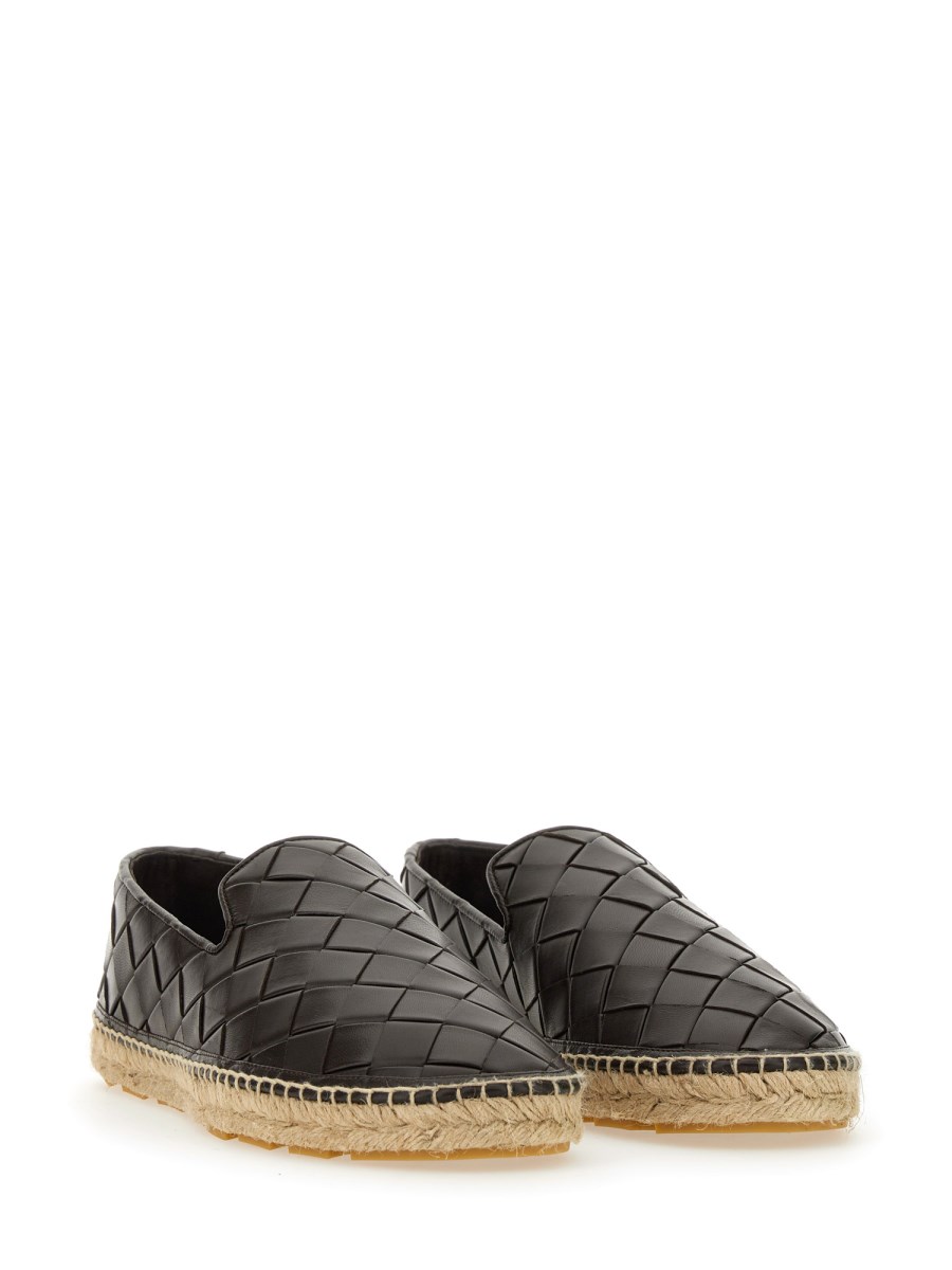 BOTTEGA VENETA ESPADRILLA CON MOTIVO INTRECCIO IN PELLE