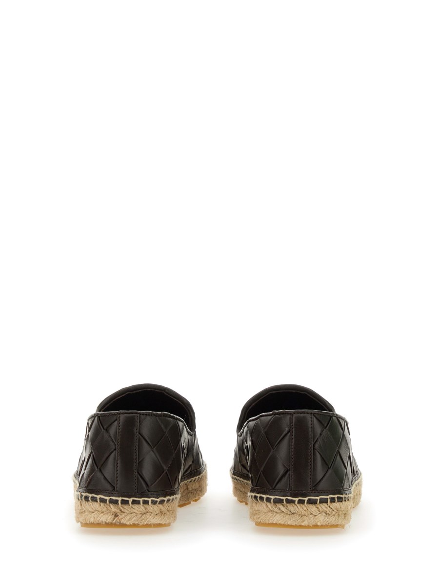 BOTTEGA VENETA ESPADRILLA CON MOTIVO INTRECCIO IN PELLE