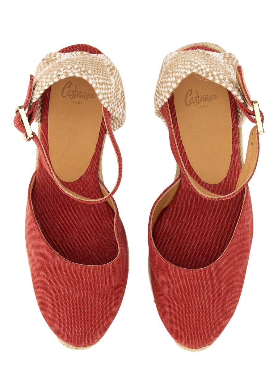 CASTANER ESPADRILLAS CAROL IN TELA DI COTONE CON ZEPPA