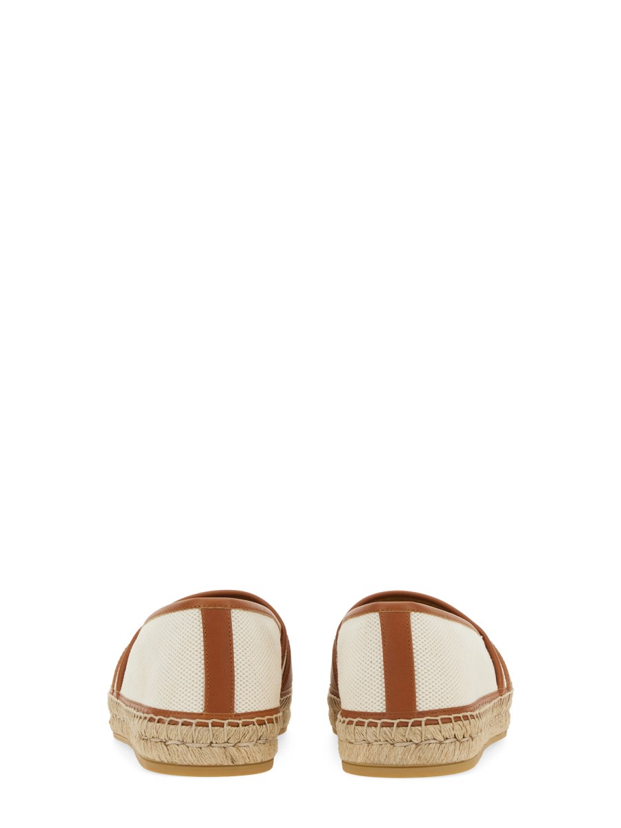 GUCCI ESPADRILLAS CON INCROCIO GG IN TELA DI COTONE