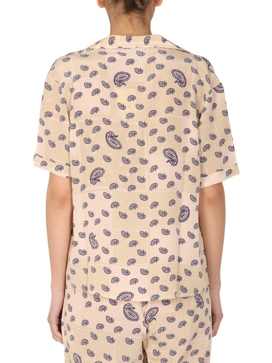 ÊTRE CÉCILE CAMICIA IN SETA CON STAMPA PAISLEY