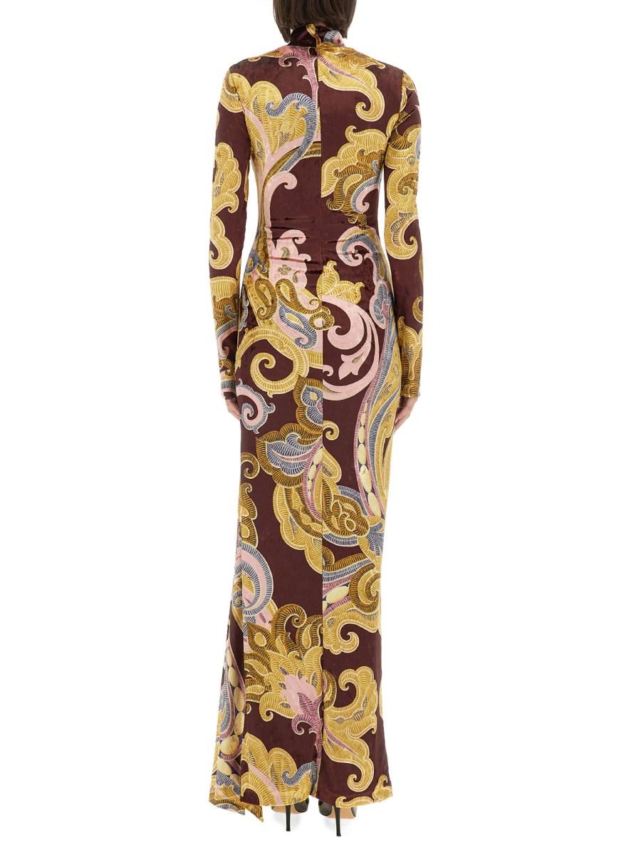 ETRO ABITO IN CINIGLIA STAMPATA