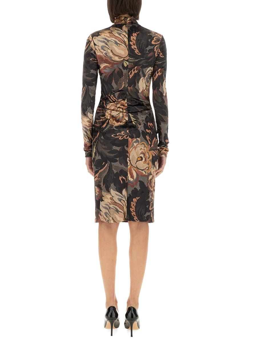 ETRO ABITO IN CINIGLIA STAMPATA