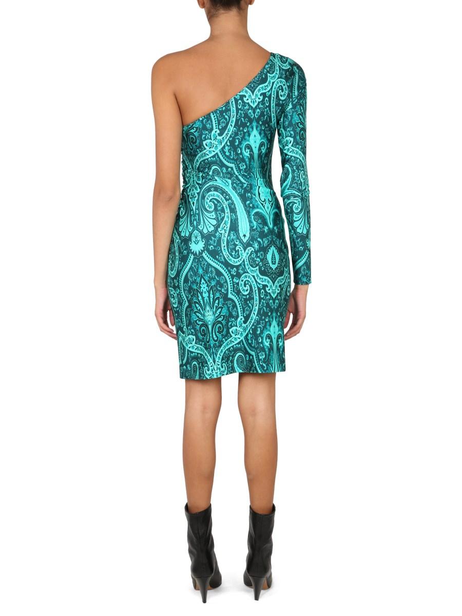 ETRO ABITO MONOSPALLA CON DISEGNI PAISLEY