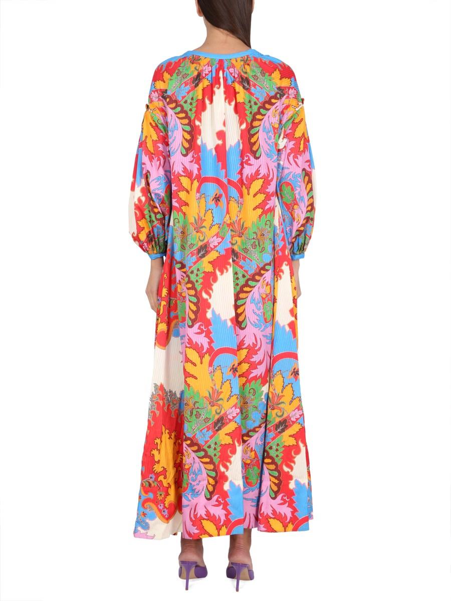 ETRO ABITO PAISLEY IN VISCOSA