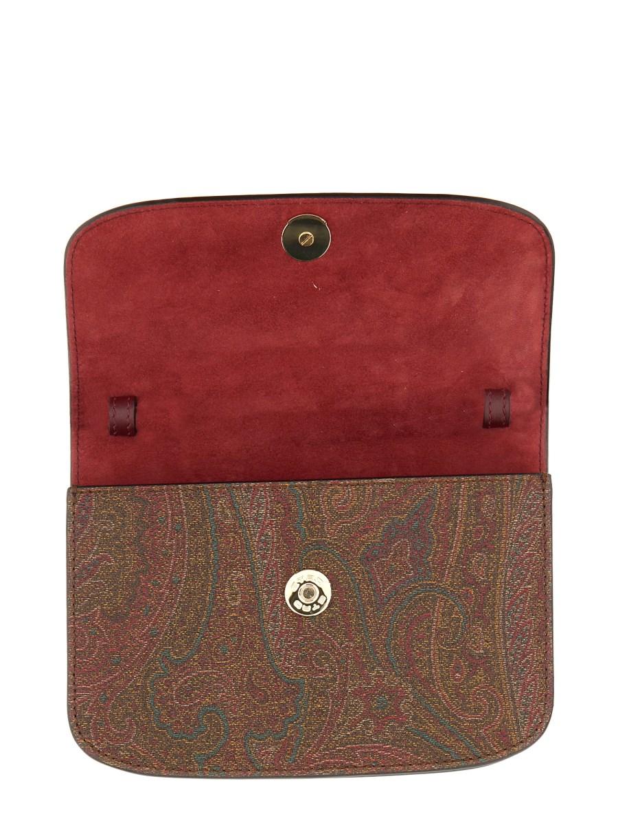 ETRO BORSA ESSENTIAL PICCOLA IN TELA SPALMATA
