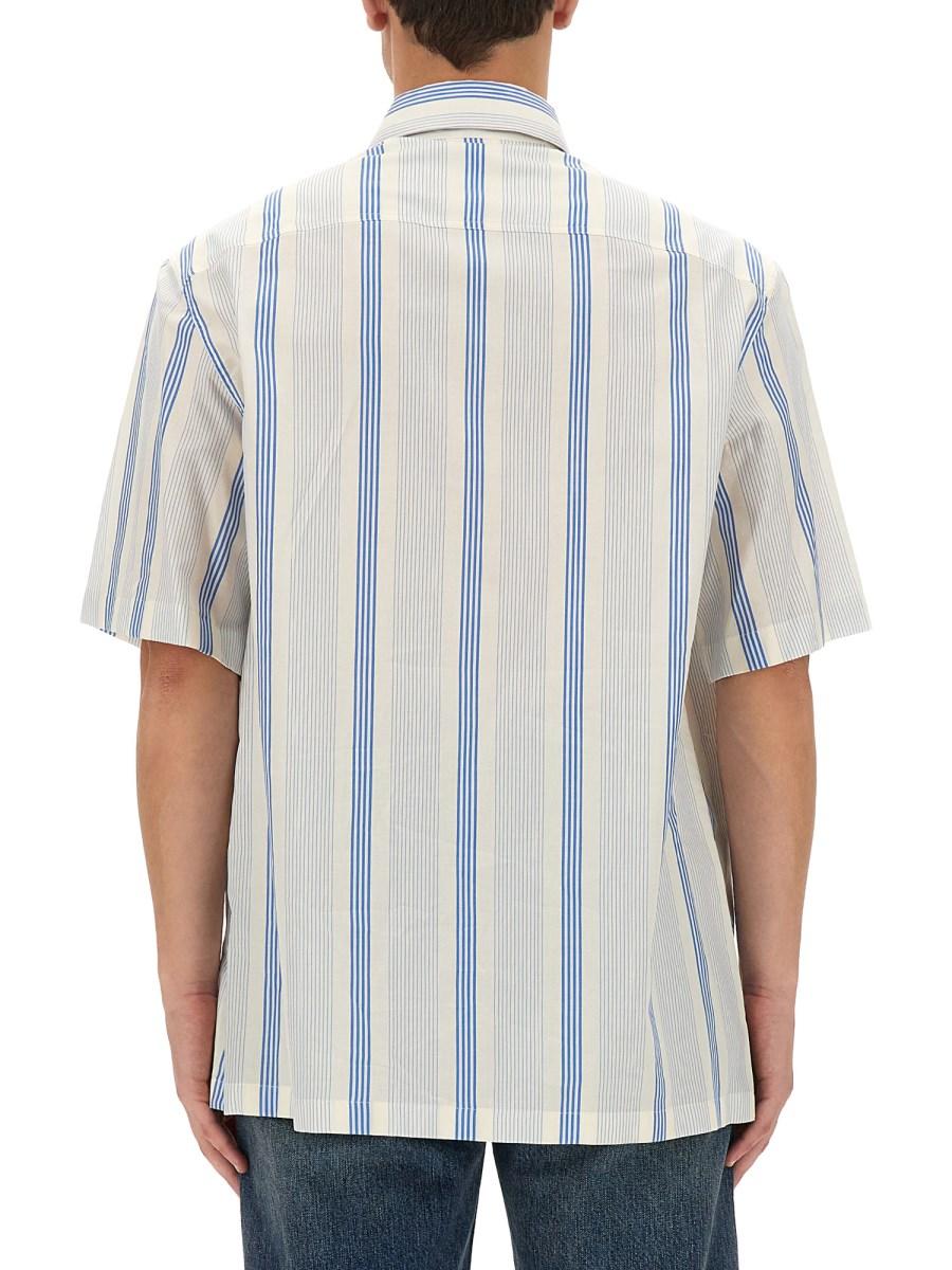 ETRO CAMICIA CON MOTIVO RIGA E LOGO