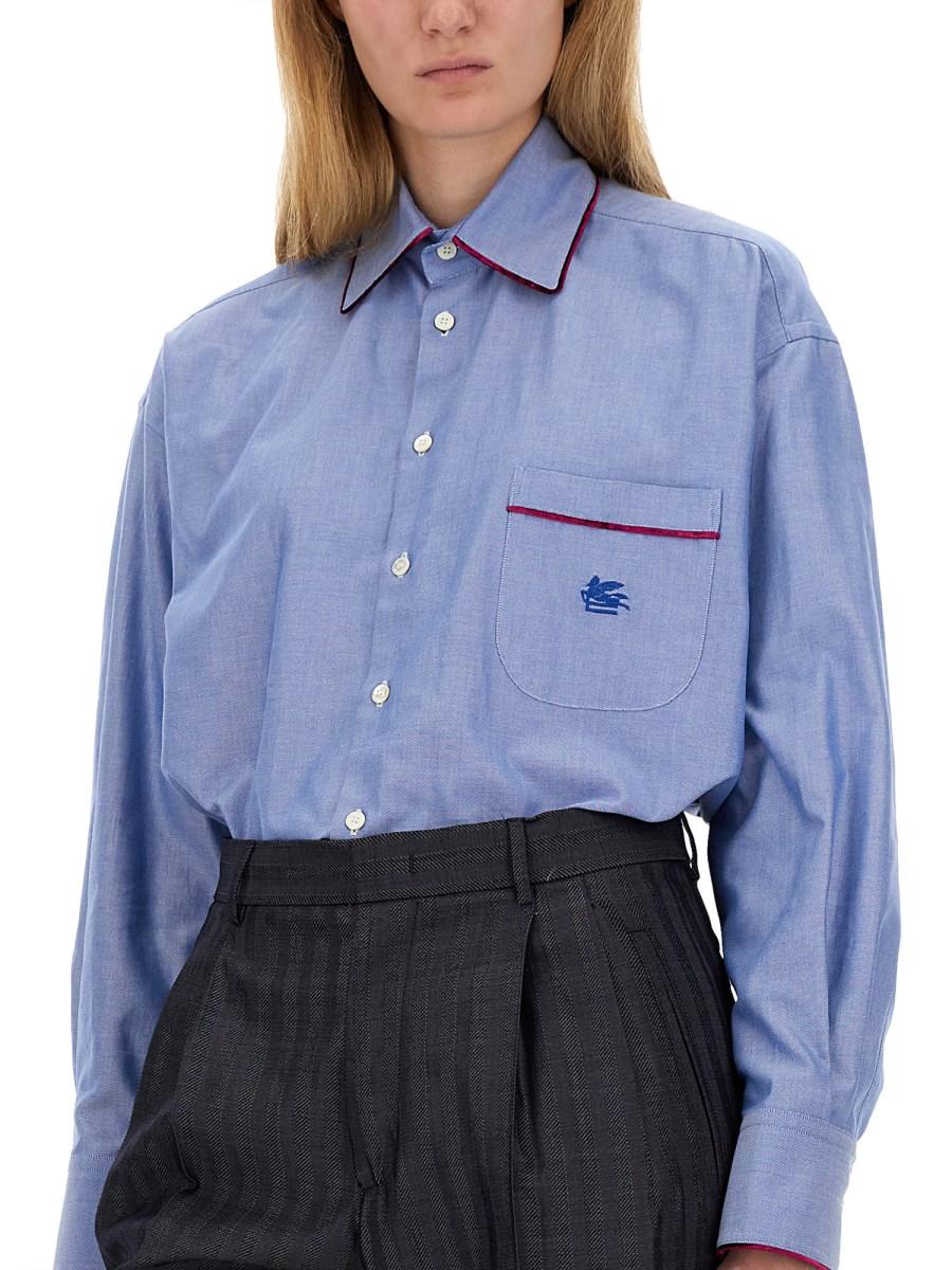 ETRO CAMICIA IN COTONE A RIGHE
