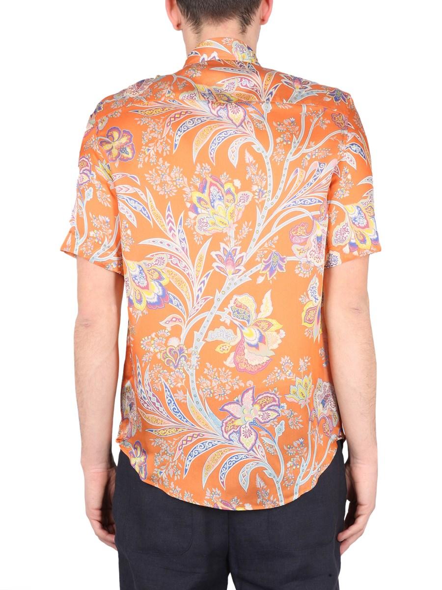 ETRO CAMICIA IN COTONE CON STAMPA FLOREALE