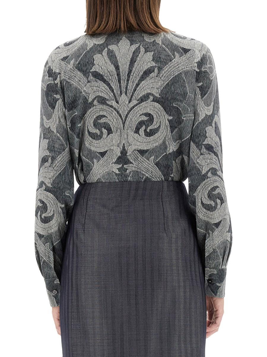 ETRO CAMICIA IN SETA CON STAMPA