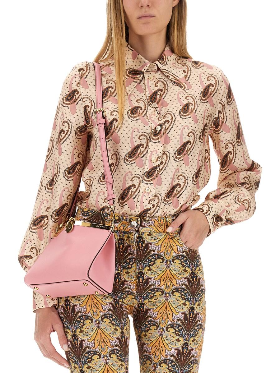 ETRO CAMICIA IN SETA CON STAMPA PAISLEY