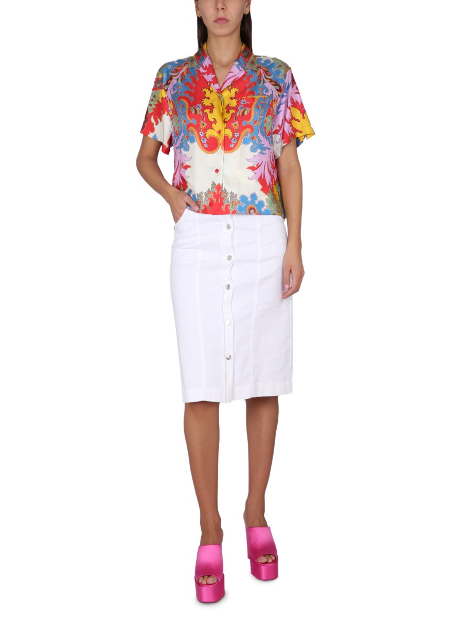 ETRO CAMICIA IN SETA CON STAMPA PAISLEY D'ARCHIVIO