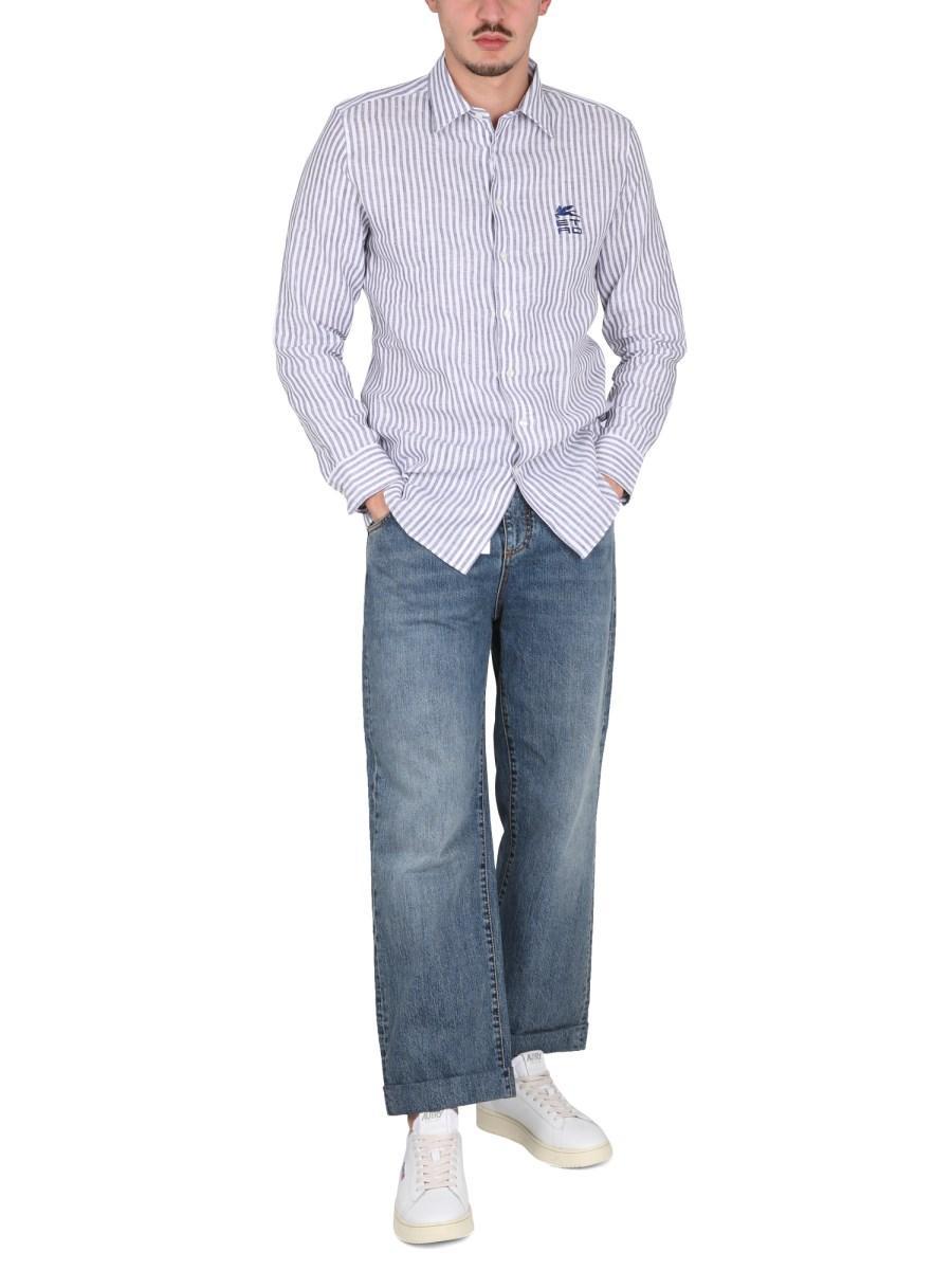 ETRO CAMICIA PEGASO CON MOTIVO RIGA