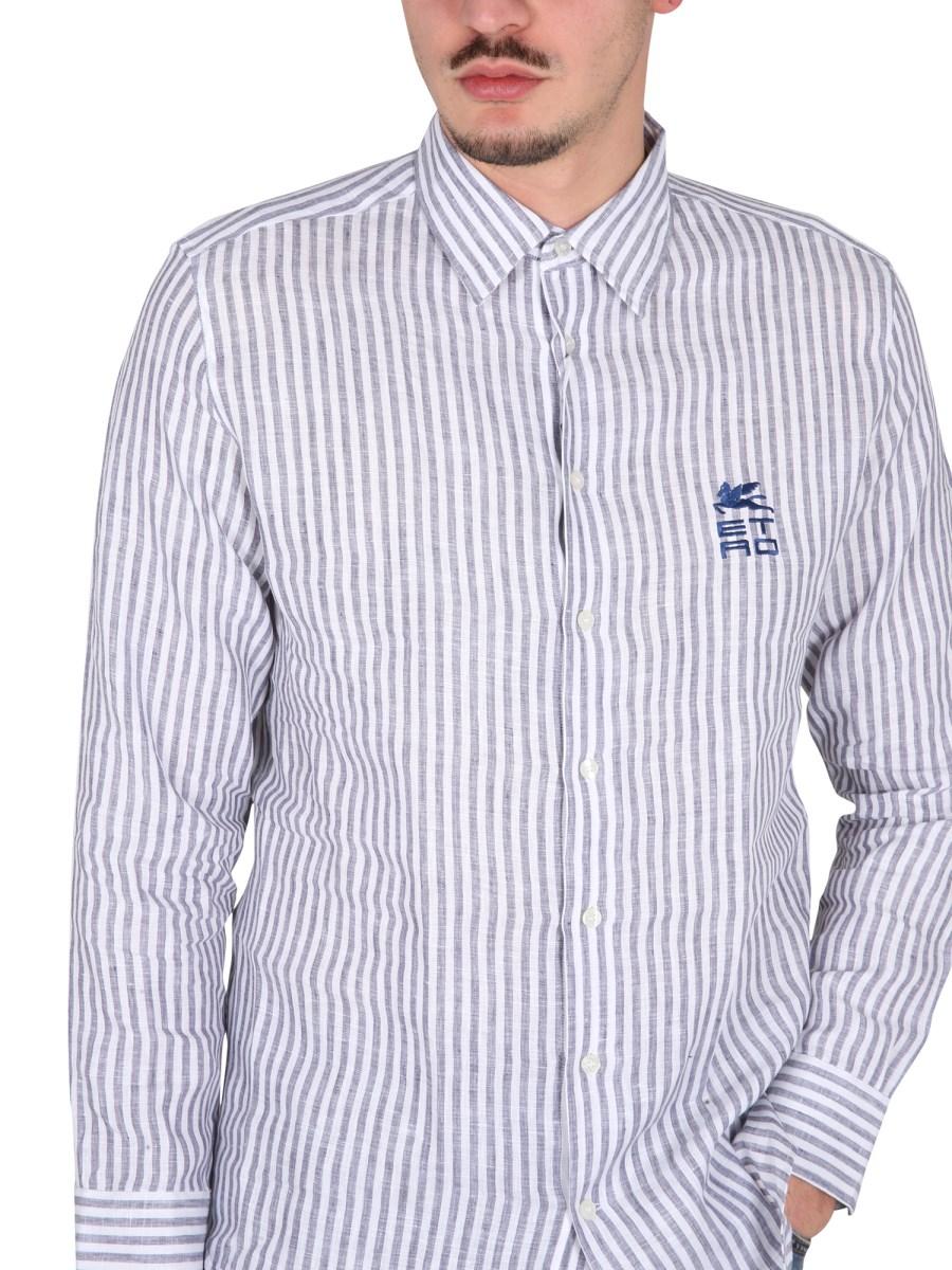 ETRO CAMICIA PEGASO CON MOTIVO RIGA