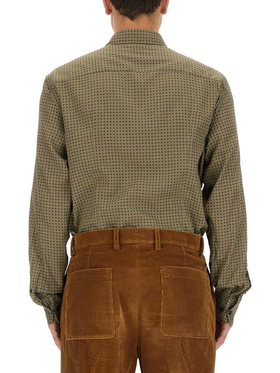 ETRO CAMICIA PEGASO IN POPELINE DI COTONE