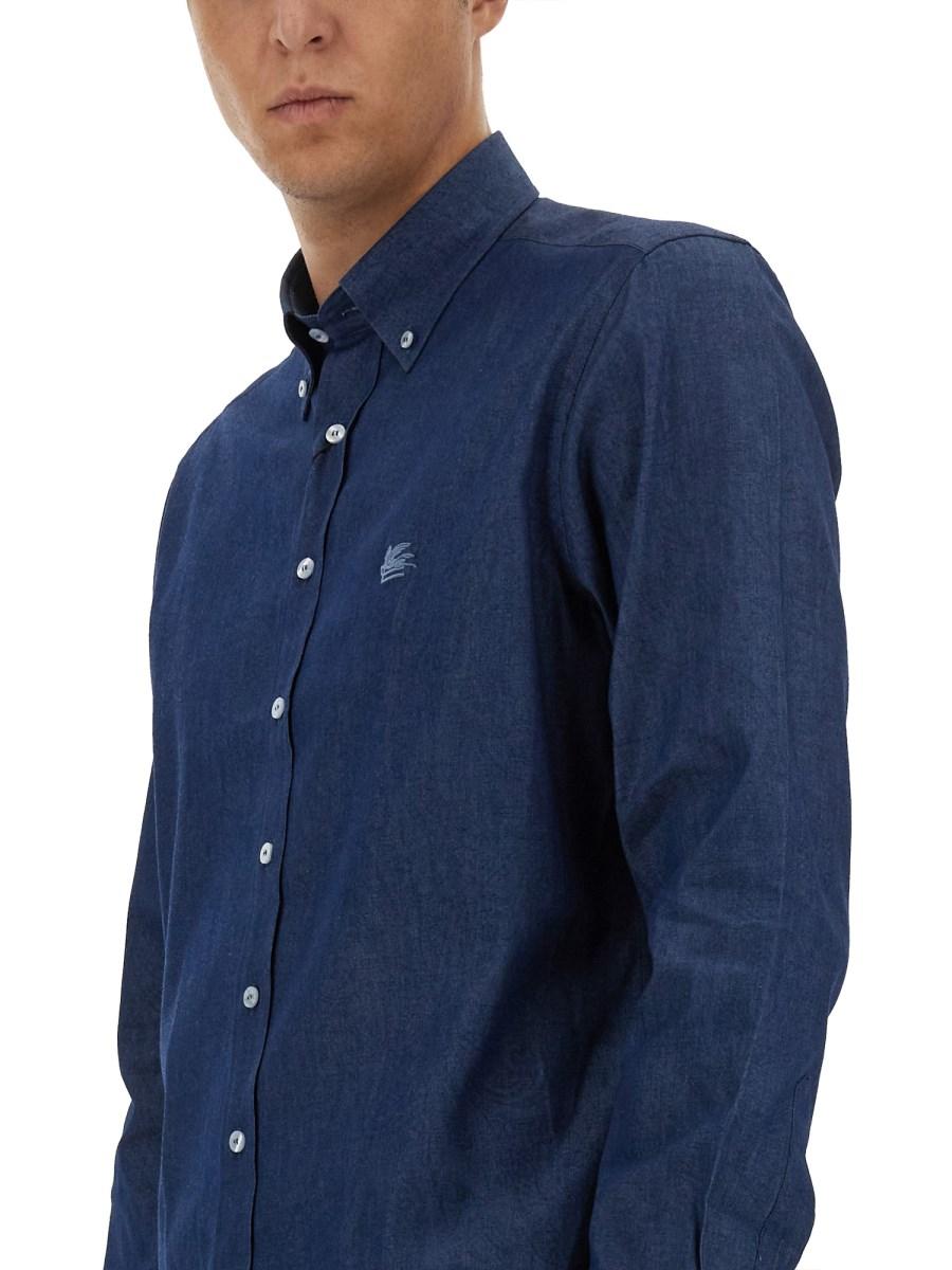 ETRO CAMICIA "ROMA" IN COTONE