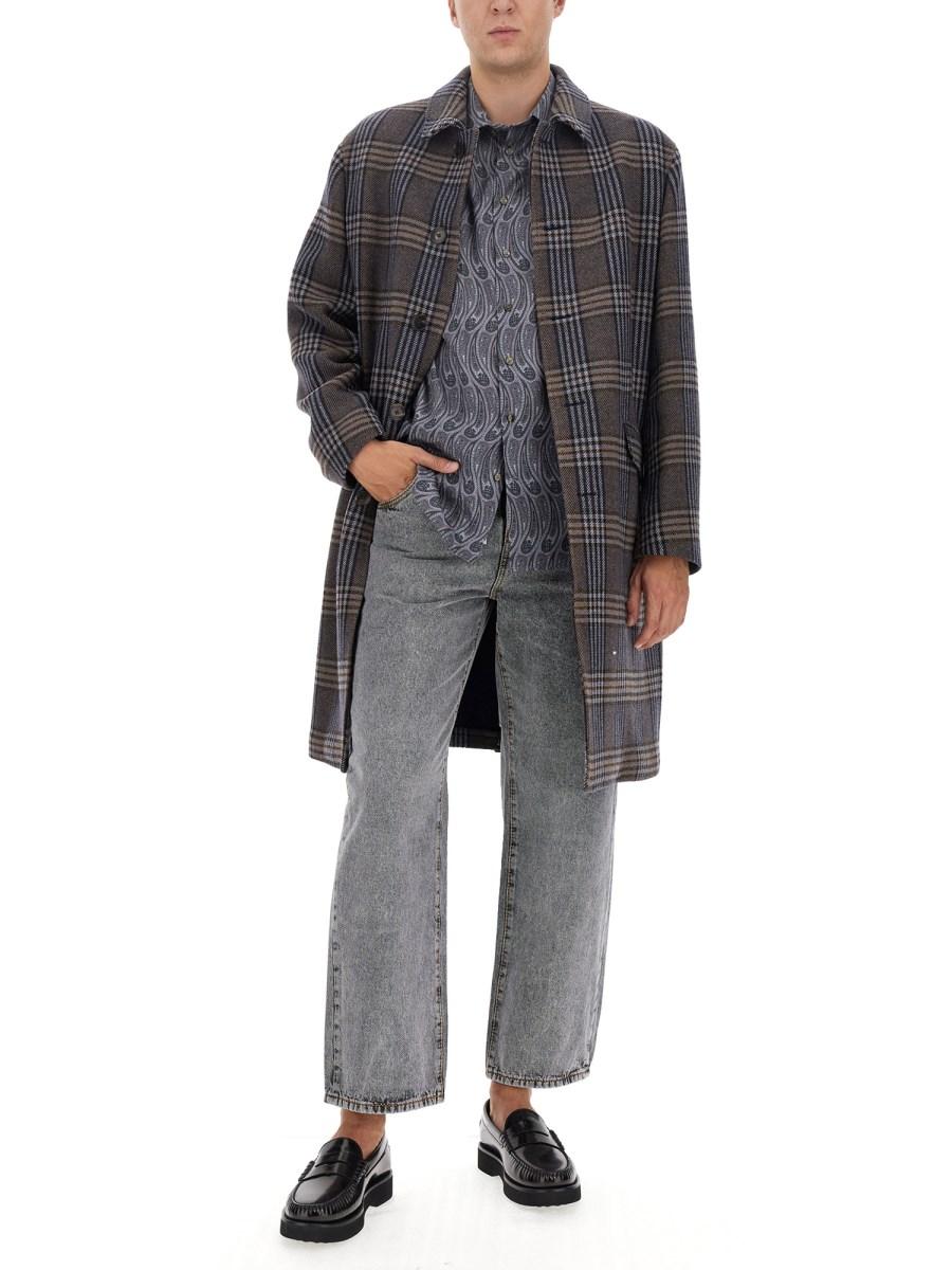 ETRO CAPPOTTO A QUADRI