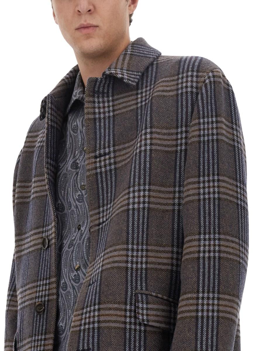ETRO CAPPOTTO A QUADRI