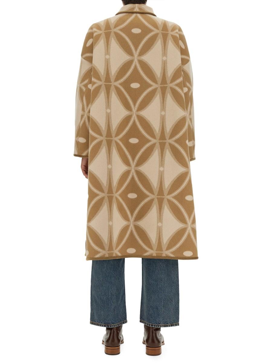 ETRO CAPPOTTO JACQUARD IN LANA