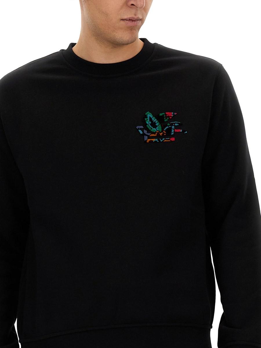 ETRO FELPA IN COTONE CON PEGASO