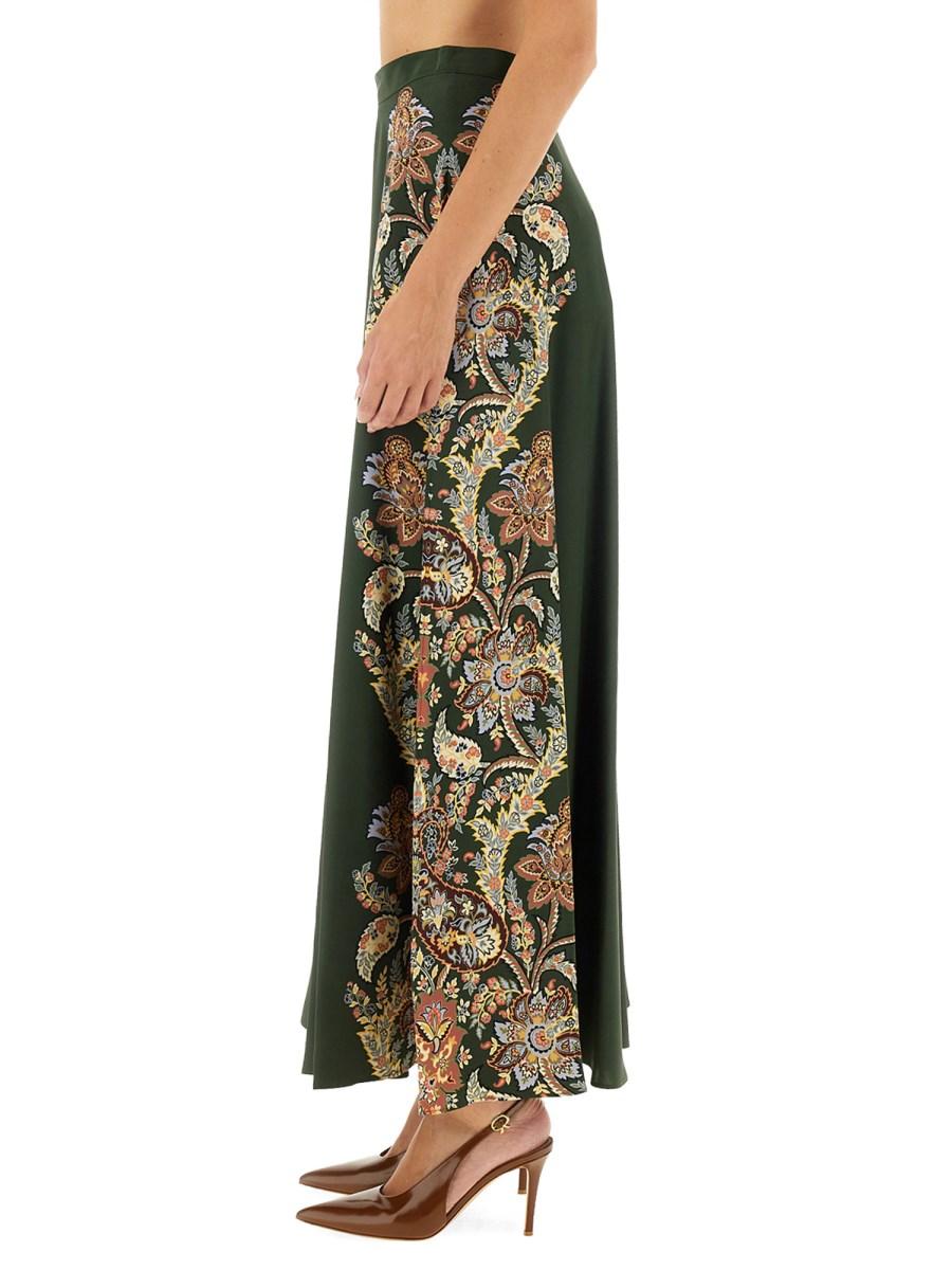 ETRO GONNA LUNGA IN SETA