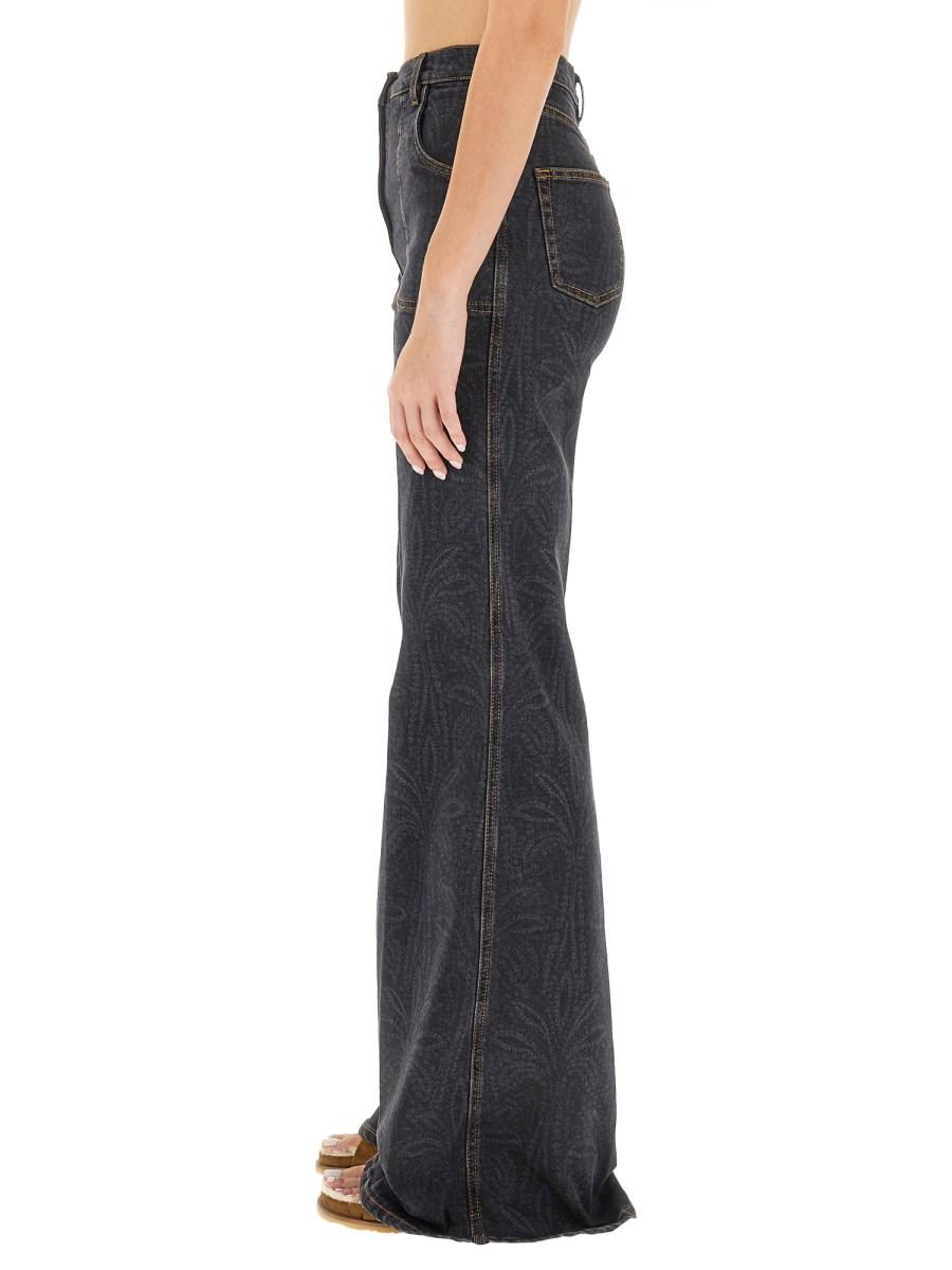 ETRO JEANS IN DENIM DI COTONE CON TASCHE FOLIAGE