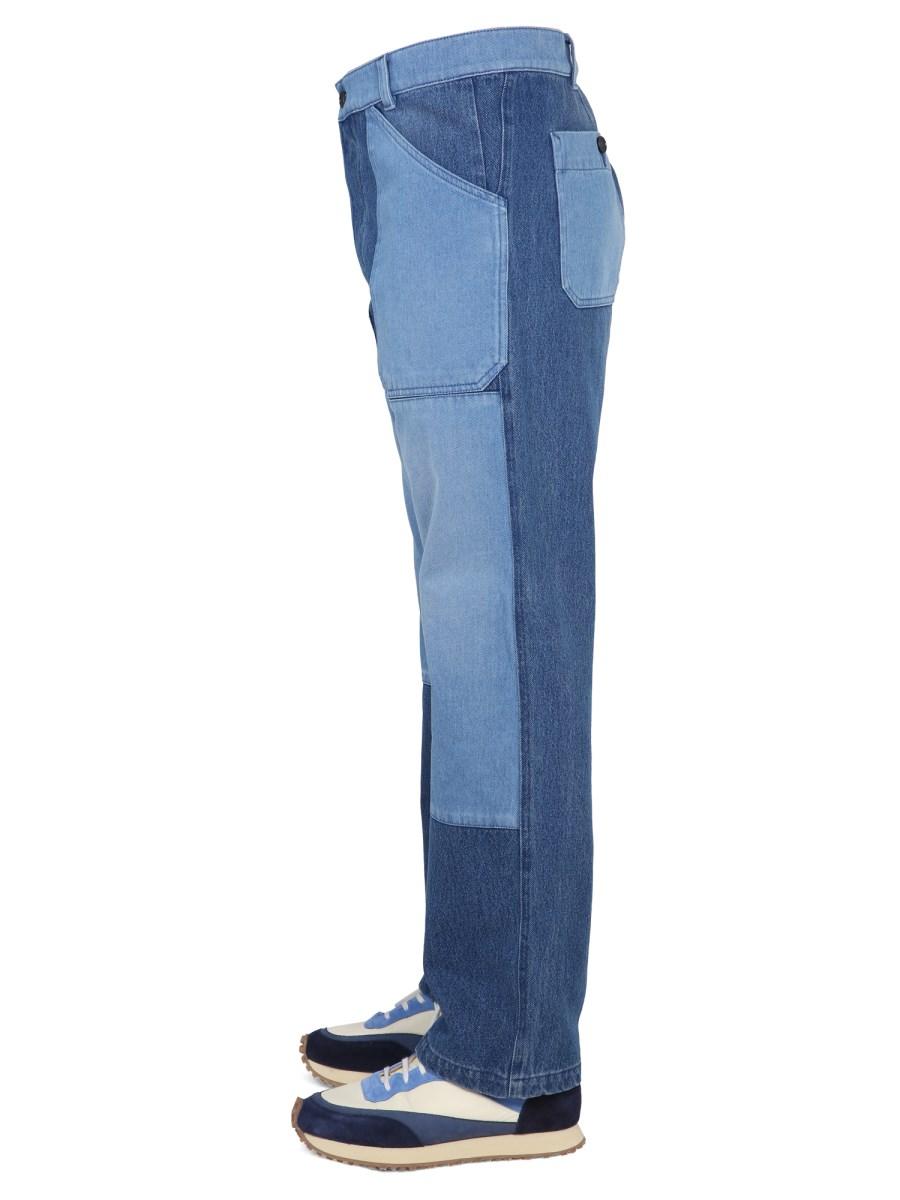 ETRO JEANS WORKER IN DENIM DI COTONE