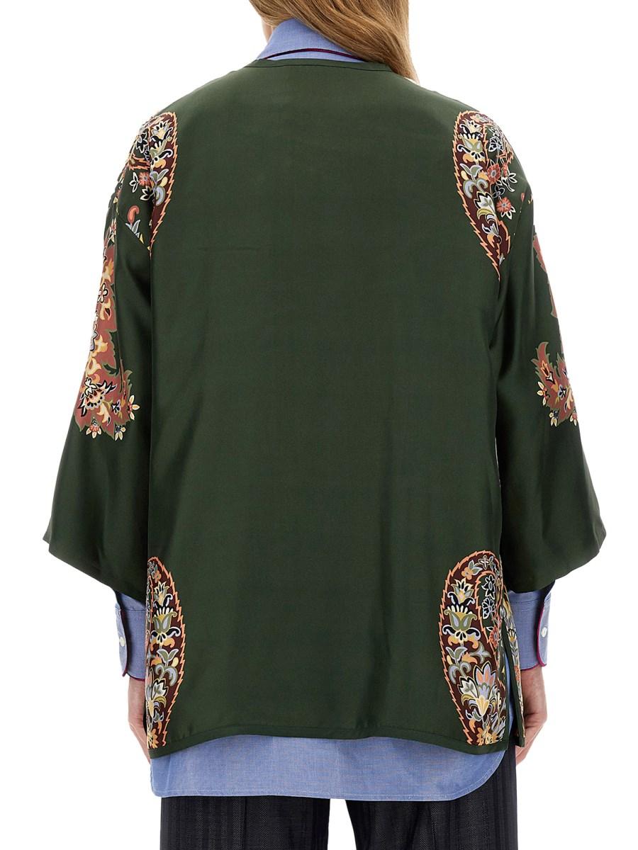ETRO KESA IN TWILL DI SETA CON STAMPA