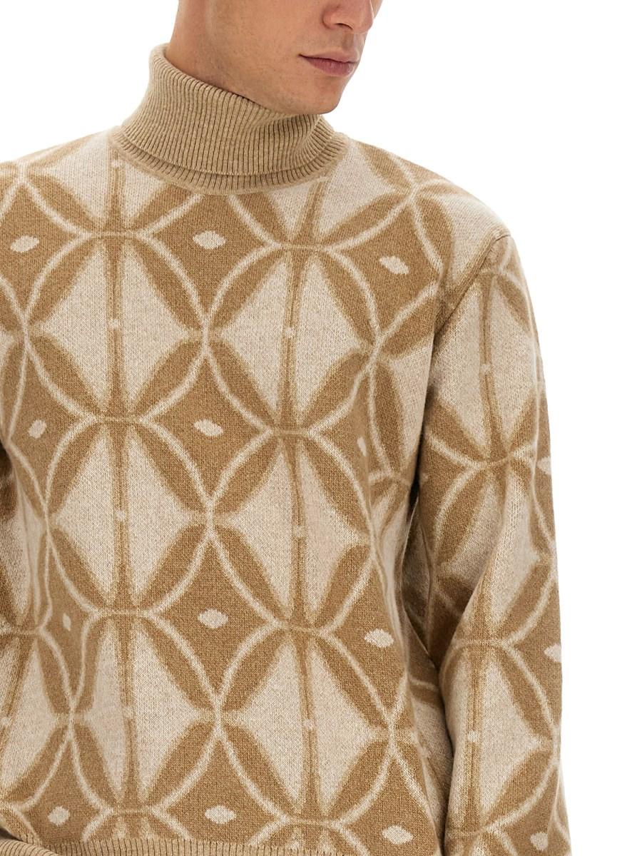 ETRO MAGLIA IN LANA CON COLLO ALTO