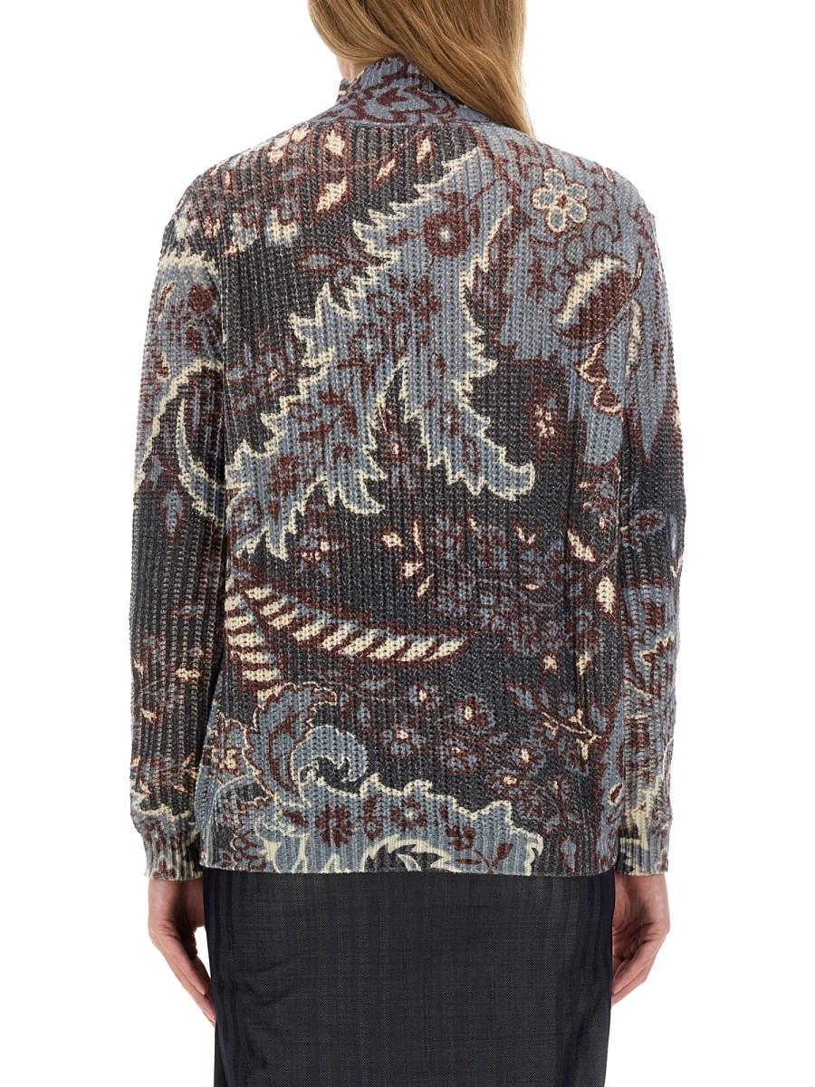 ETRO MAGLIA IN LANA STAMPATA