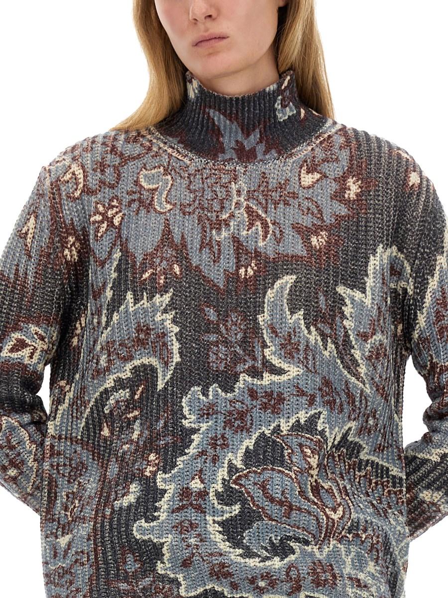 ETRO MAGLIA IN LANA STAMPATA