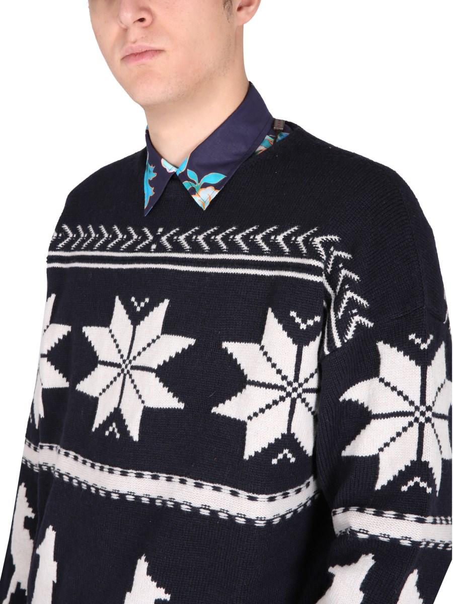 ETRO MAGLIA IN LANA VERGINE